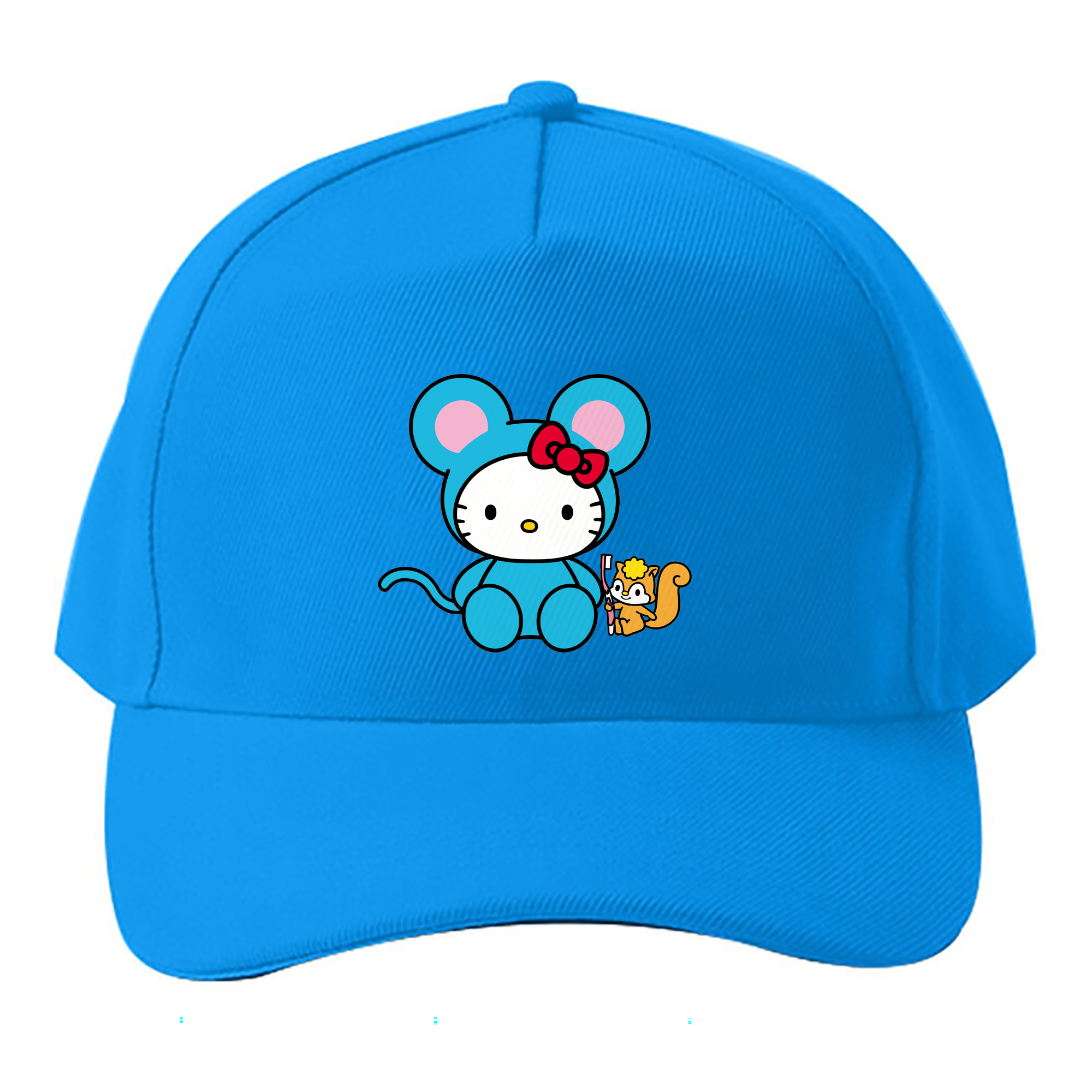 （画像用） Hello Kitty ハローキティ ベースボールキャップ 綿100％ 男女兼用 帽子 スポーツ
